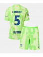Barcelona Inigo Martinez #5 Replika Tredje Kläder Barn 2024-25 Kortärmad (+ byxor)